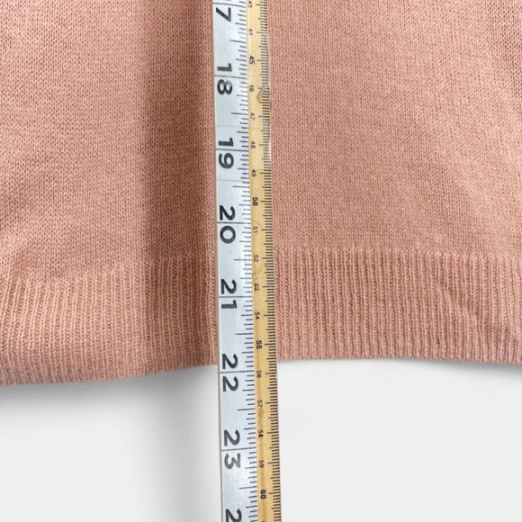 525 Women's X-Small Pink Cashmere Sweater Short Sleeve Crew Neck Size XS - Picture 5 of 7